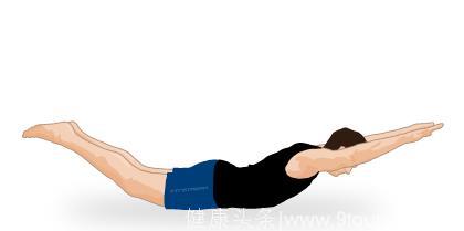 俯卧两头起锻炼下背、腰部和大腿的深层肌肉
