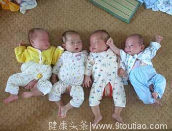 产妇生下四胞胎男宝，老公直接懵了：四套房子呀