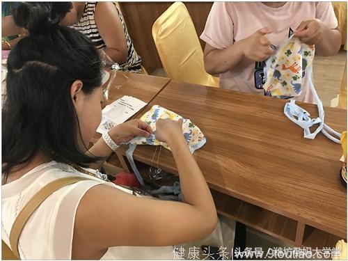 潍坊都市妇产医院：孕妈咪课堂妈妈牌爱心肚兜让宝宝清凉一夏