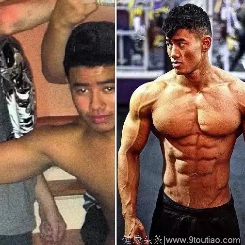 当亚洲面孔配上欧美般的肌肉，这个21岁男生究竟有多帅？