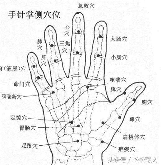 学会手部按摩，肠胃道疾病从此解决——手掌穴位按摩方法（二）