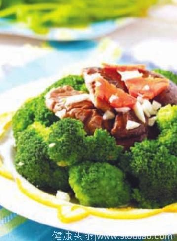 夏季营养食谱——香菇炒西兰花