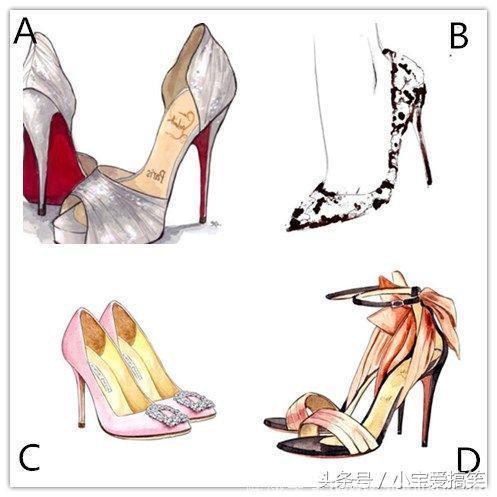 心理测试：四双高跟鞋你最喜欢哪一双？测试回到古代你是哪位才女