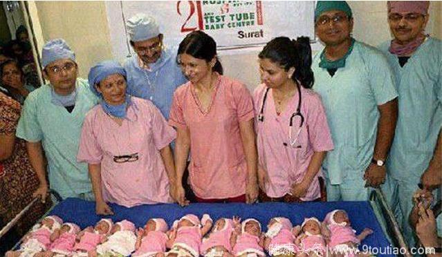 怀孕不容易？这位孕妇一次生下11个宝宝，创造医院的奇迹！