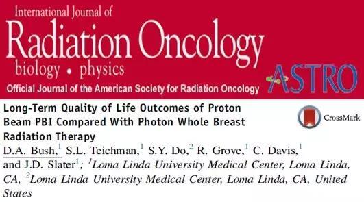 与传统全乳照射相比，局部质子治疗的乳腺癌患者长期生活质量更高