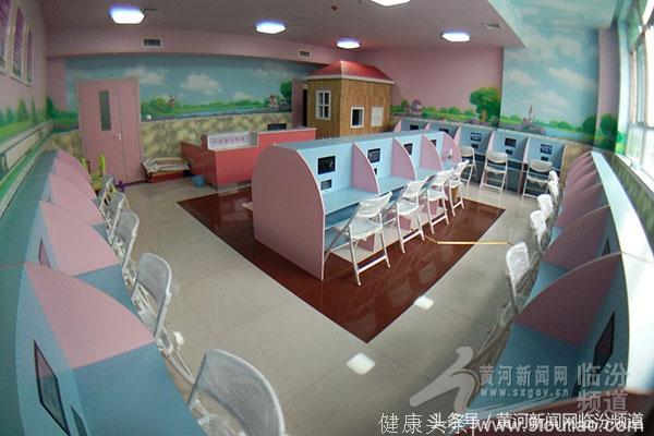 儿童乐园式雾化中心在临汾市儿童医院投入使用