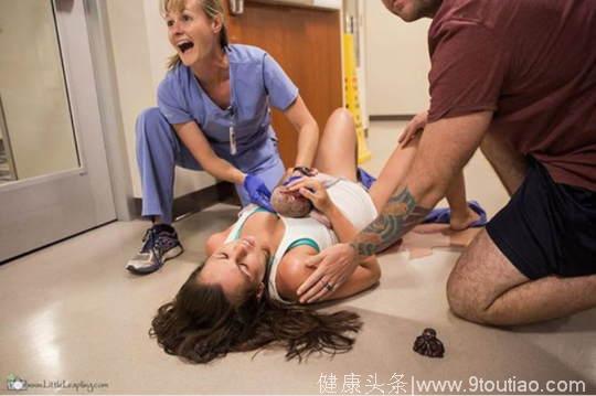 “心急宝宝”医院走廊诞生 产妇呼喊老公：快抓住！