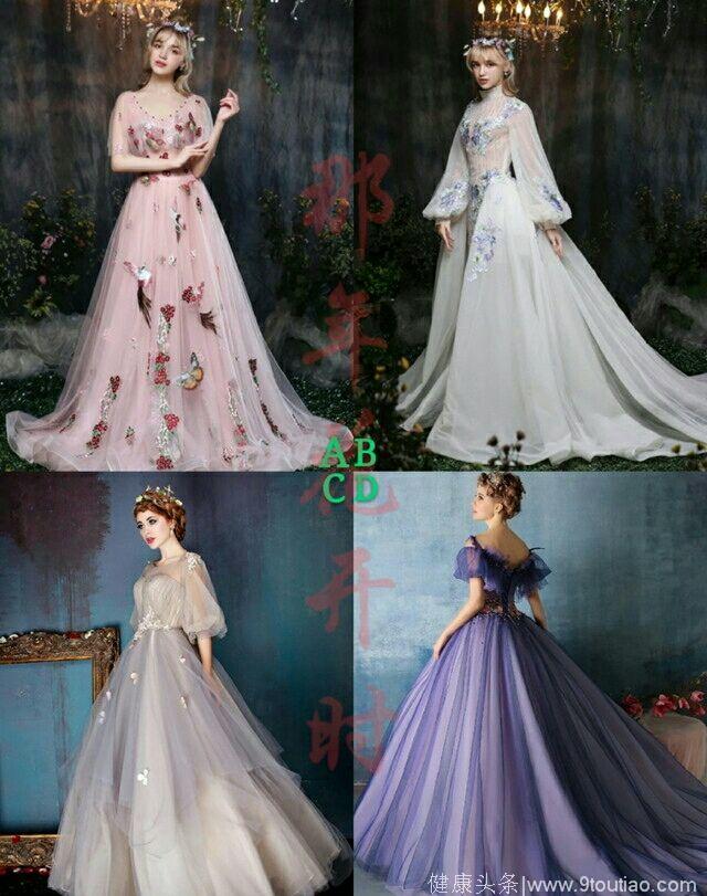 心理测试：4条公主裙，哪个最适合你？测你爱的人在哪里等着你