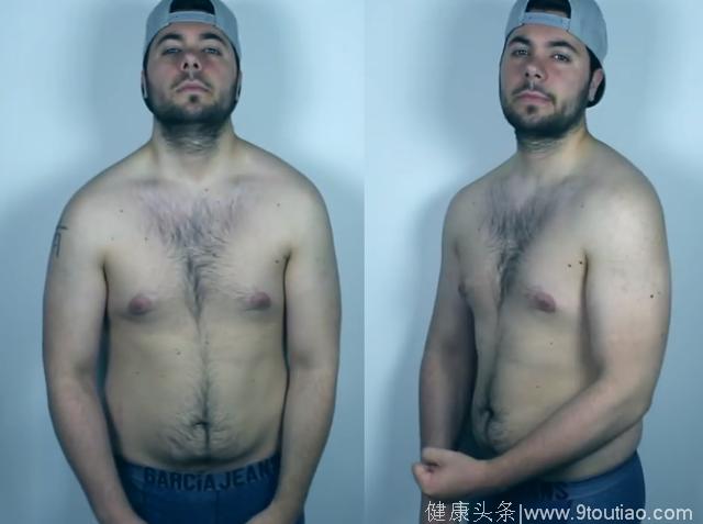从啤酒肚到6块腹肌，小伙坚持健身90天后效果惊人