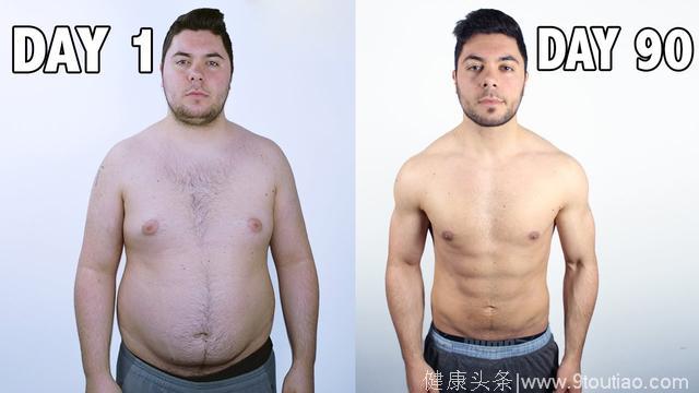 从啤酒肚到6块腹肌，小伙坚持健身90天后效果惊人