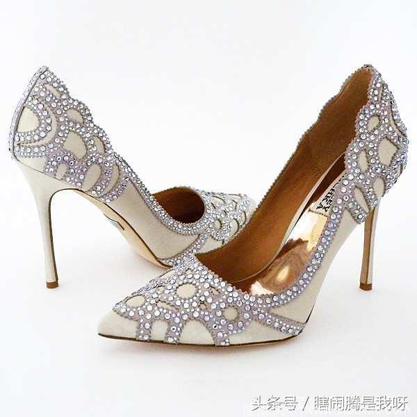 十二星座最美婚鞋，高贵的新娘水晶鞋，穿上它你就是最美的新娘