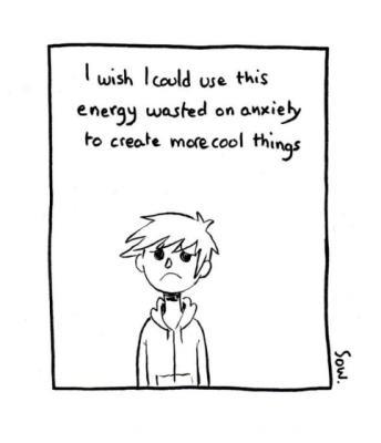 一位心理疾病患者画出了抑郁焦虑给他带来的奇怪想法