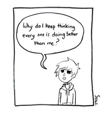 我画出了自己最阴暗的想法，帮助大家理解抑郁焦虑是什么样子？