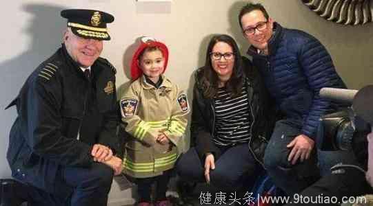 白血病小男孩梦想做消防员 5岁生日这天梦想成真