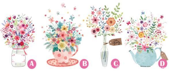 心理测试：选一瓶最喜欢的花，测你的异性吸引力有多厉害