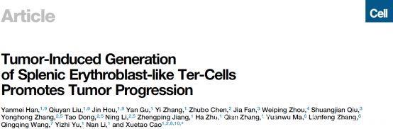 曹雪涛院士团队再获重大突破：新型红细胞亚群促进肝细胞癌进展