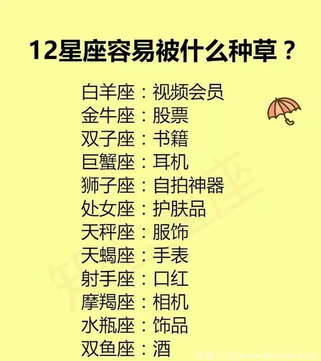 12星座的屏保都有谁？12星座不能忍受缺点排行榜