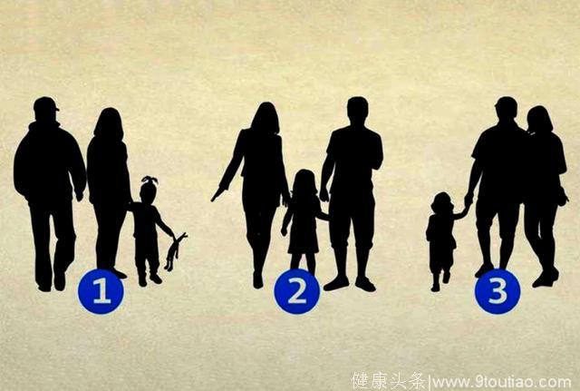 心理学：观察下面的图片，哪一组不是真正的一家人？