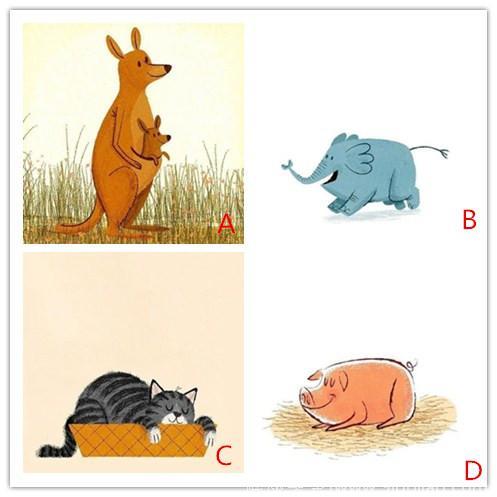 心理测试：四个动物中哪个最幸福？测试你是否容易被熟人欺骗
