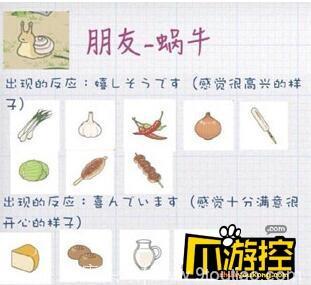 旅行青蛙中国之旅蜗牛喜欢吃什么 蜗牛爱吃食物介绍