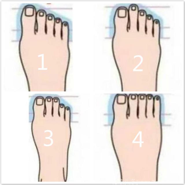 心理测试：你的脚是以下哪种类型？测你这一生会遇上哪种男人？