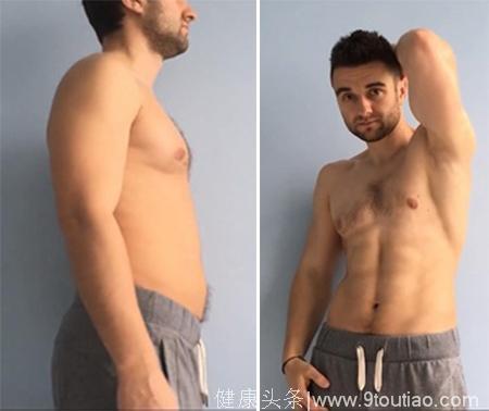 热爱运动的小哥找到健身正确方式，1个月减14斤，看他健身效果
