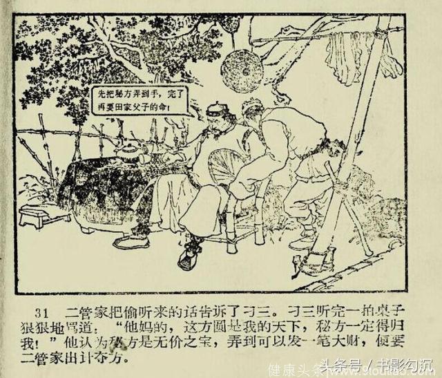 老版连环画：《祖传秘方》王化纯 绘，1964年版