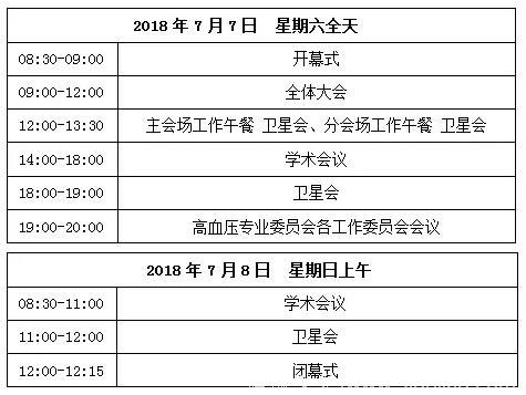 「广州」7.7~8免费二类6学分《2018中国高血压大会》