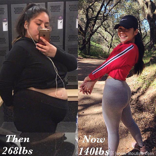 240斤女孩健身励志，每天快走加调整饮食，减掉120斤仅用了1年