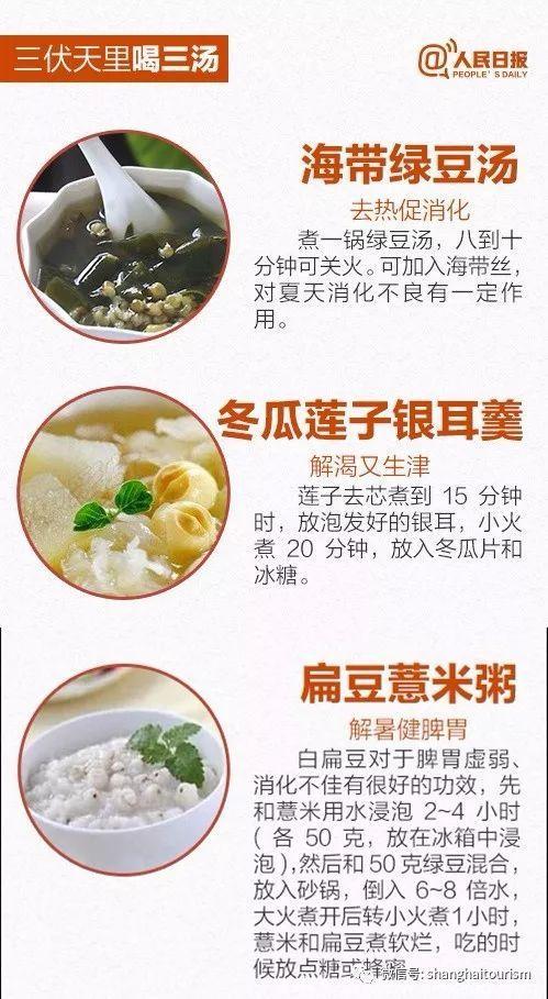 攻略‖今天入伏，收好这份食疗“三字经”