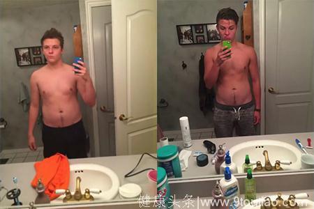 健身18个月，由胖男孩变肌肉型男，用减脂和增肌来塑造美好身材