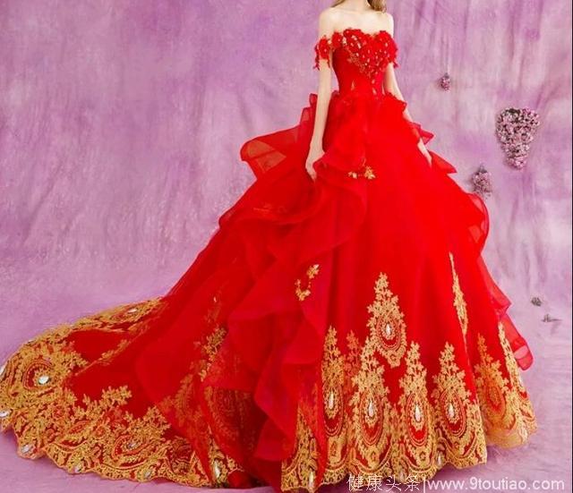 心理测试：你最喜欢哪款红色婚纱？测你以后会成为女强人还是小女人