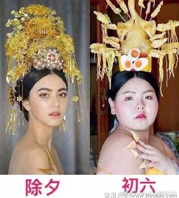 过年前 VS 过年后，看完只想撸铁？