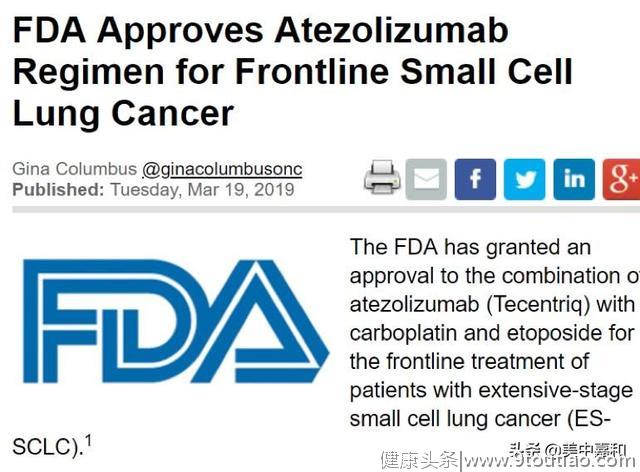 降低30％死亡风险，PD-L1将成小细胞肺癌一线标准治疗方案