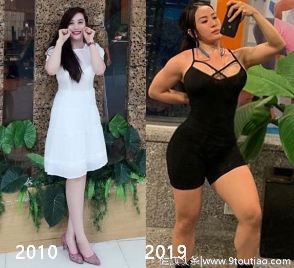 越南辣妈产后健身，6个月练出一身肌肉，网友：体重最低130斤