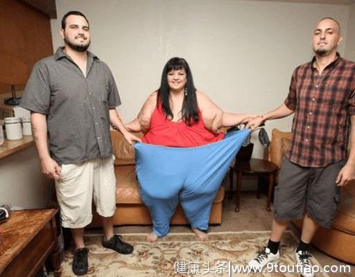 女子为男友增肥至323公斤，分手后女子拼命减肥皮肤完全变了样