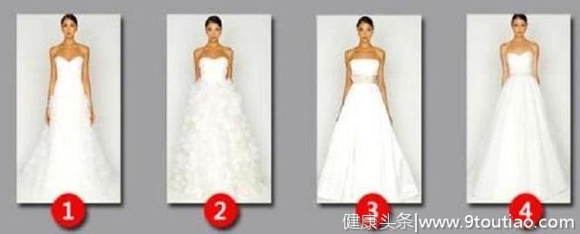 超准心理测试：4件婚纱选出1个，测出你最真实的个性特点