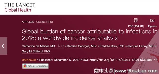 癌症也会传染！三分之一感染导致的癌症发生在中国