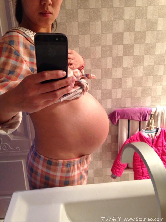 顺产6.3斤女宝，今天满月了，顺便分享孕期症状和肚型