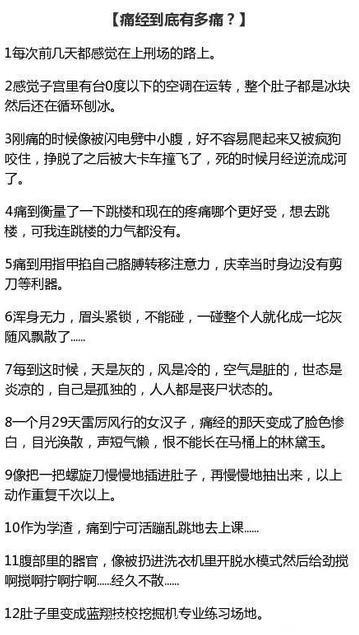 痛经到底有多痛？要不要吃药？