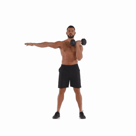 哑铃手臂增粗增力锻炼动作教程，一个月就能看到锻炼效果！