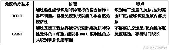 癌症免疫细胞疗法TCR-T和CAR-T一起唱，我们不一样！