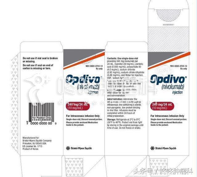 快讯丨必看！FDA批准Opdivo最新使用方法和最全适应症！