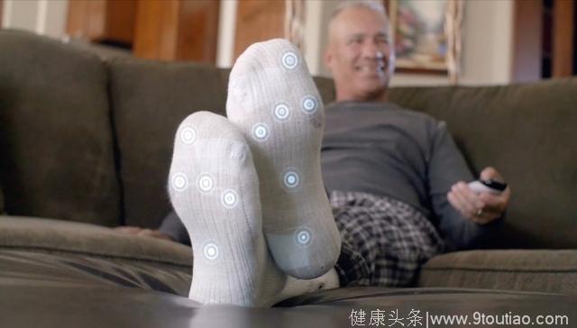 电子袜能检查糖尿病患者脚部是否发热