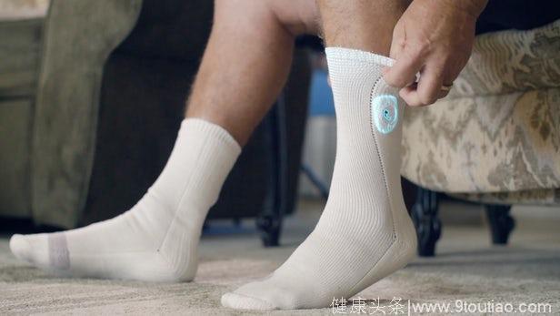 电子袜能检查糖尿病患者脚部是否发热