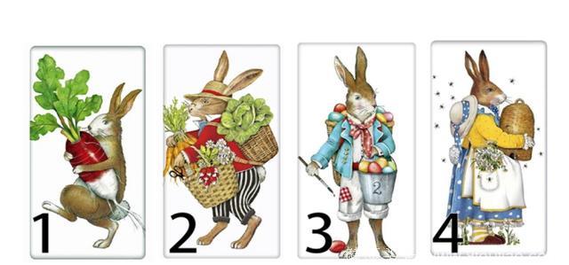 心理测试：你最喜欢哪只小兔子？测试你会越老越有钱吗？
