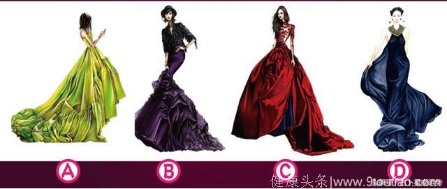 心理测试：你最喜欢哪套晚礼服？测试你心里最爱的是谁？