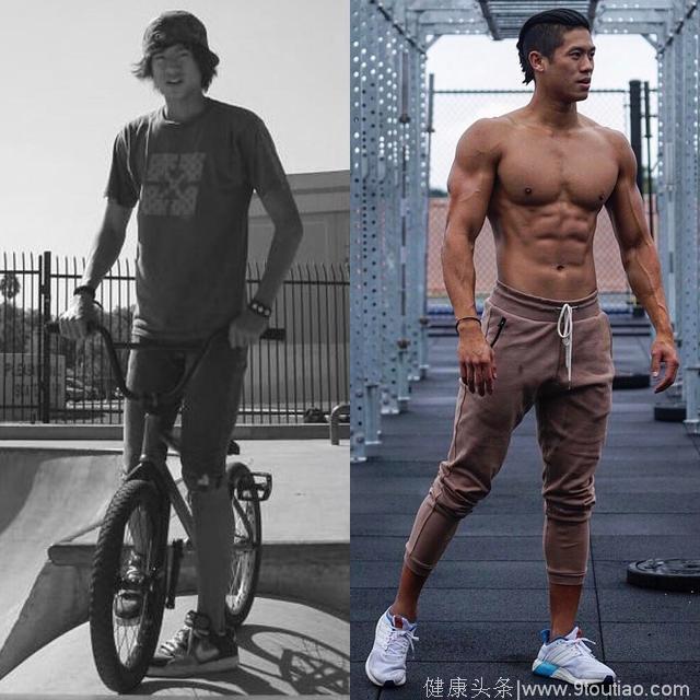 华裔小伙在美国练一身肌肉，洋妞对他另眼相看！
