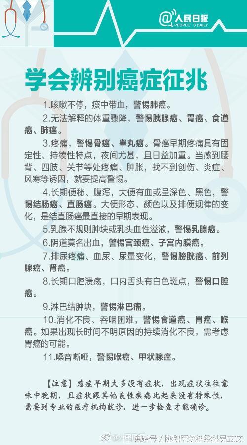 你和癌症之间，只有4步！每个人都不例外