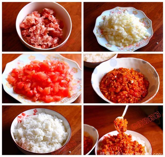 春季长高食谱2：做孩子爱吃的番茄肉末焗饭！